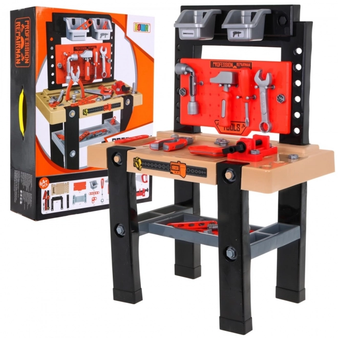 Børnearbejdsbord Little DIY - 64 stykker
