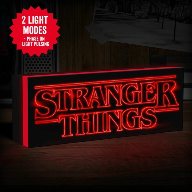 Stranger Things logo LED-lys