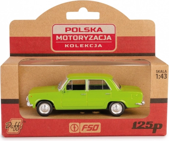 PRL bilmodel Fiat 125p grøn