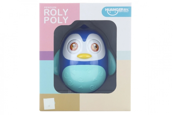 Blå rolly polly pingvin