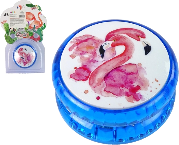 Jojo med flamingomotiv – blå