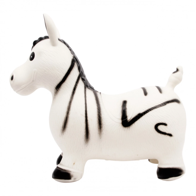 Oppustelig hoppebold Zebra til børn