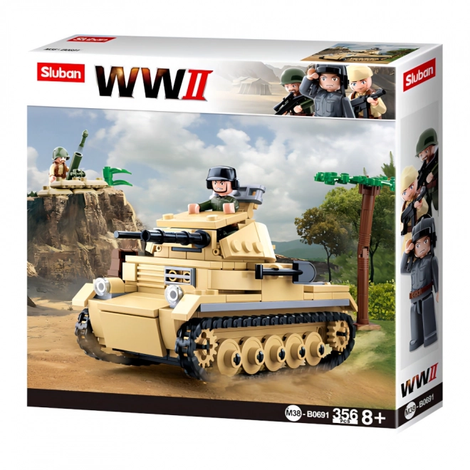 Byggesæt Sluban WWII Tysk Tank Panzer II