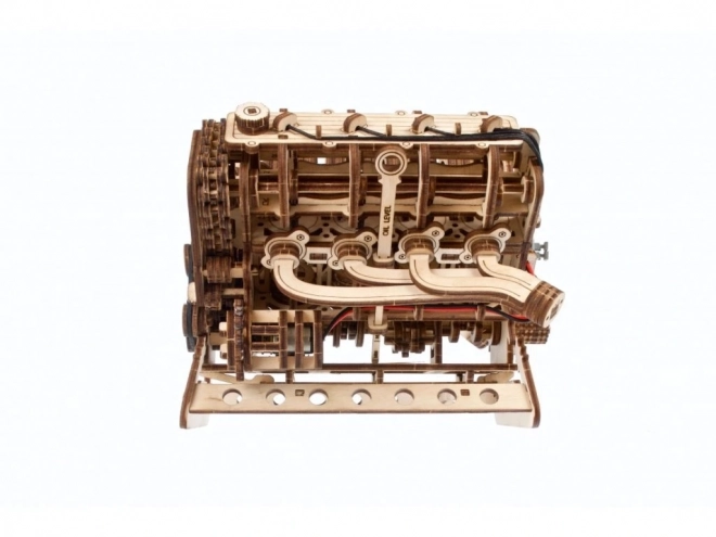 Ugears 3D træpuslespil motor V8