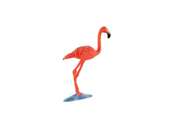 Plastfigur af caribisk flamingo 9 cm