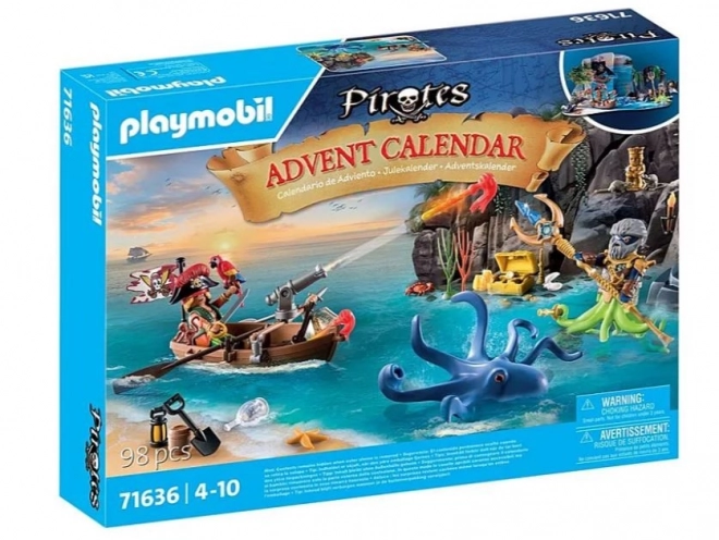 Sæt af piratfigurer 71636 Pirater julekalender