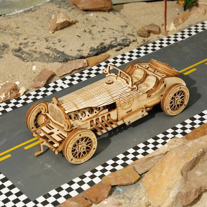 Racebil U-9 Grand Prix - 3D træ-byggekit