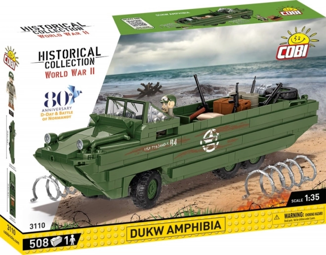 DUKW amfibiekøretøj byggesæt