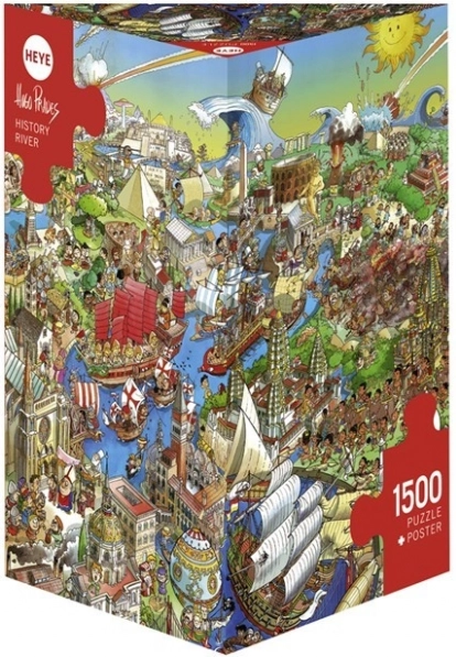 Puslespil 1500 brikker - Historiens flod