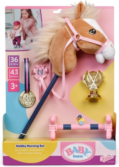 BABY born sæt til hobby horsing til dukker 43 cm