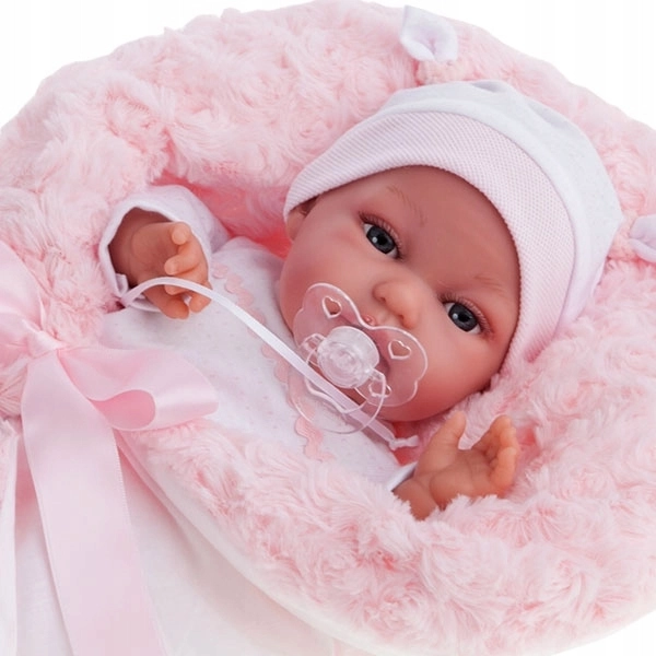 Antonio Juan 7030 Toneta Realistisk baby med lyde og blødt stofkrop - 34 cm