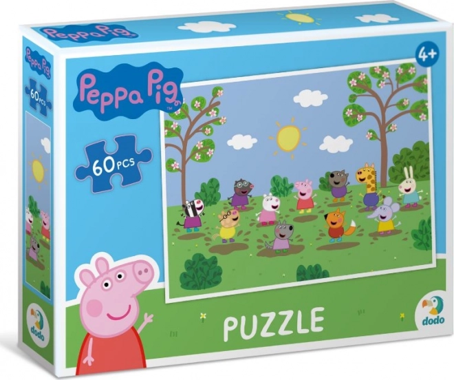 Puslespil GRISEN PEPPA – sjov i solen, 60 brikker