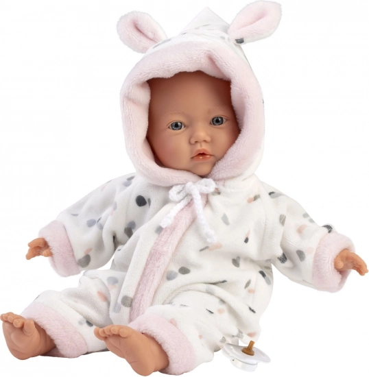 Realistisk babydukke LITTLE BABY med blød stofkrop 32 cm