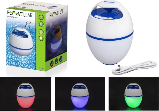 Flydende LED Bluetooth-højttaler Bestway