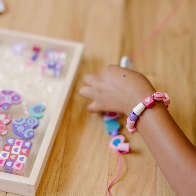 Kreativt perlesæt Hjerter - Melissa & Doug