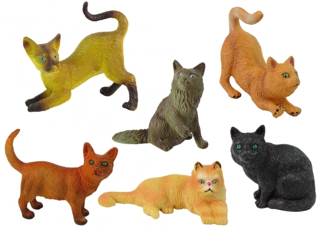Sæt af 6 figurer Huskatte