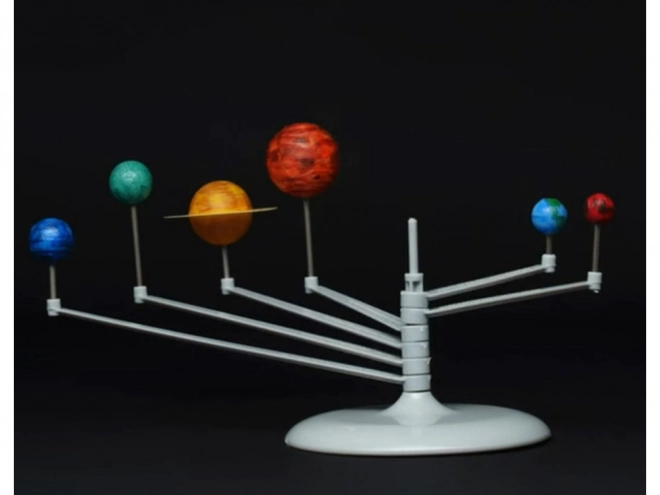 Uddannelsesmæssigt malersæt af solsystemet 3D