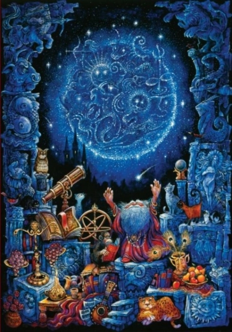 Lysende puslespil Astrologi 1000 brikker