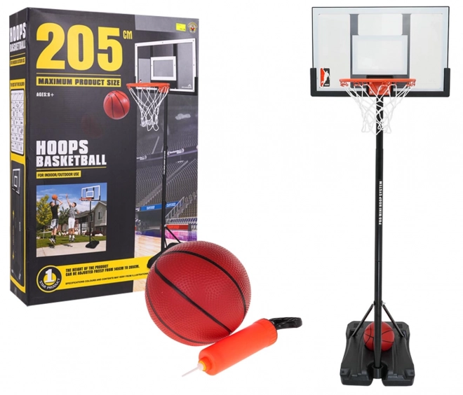 Basketball bold 205cm + tilbehør