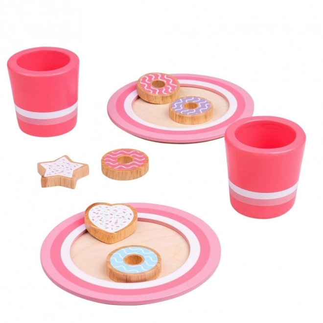 Bigjigs Toys Sæt med kiks og mælk