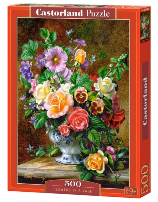 Puslespil Blomster i vase - 500 brikker
