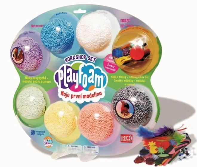 PlayFoam4 Modelérbar ler/plastilina kugler med tilbehør 7 farver