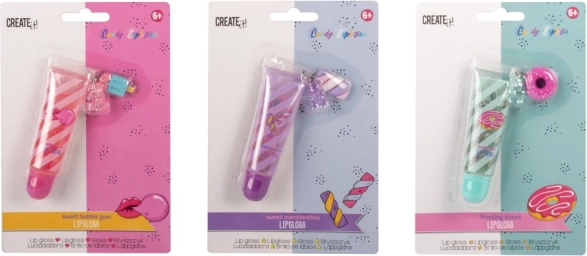 børne lipgloss med vedhæng create it! candy