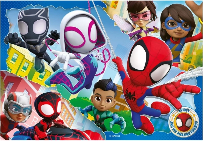 Puzzle Spidey og hans fantastiske venner 35 brikker