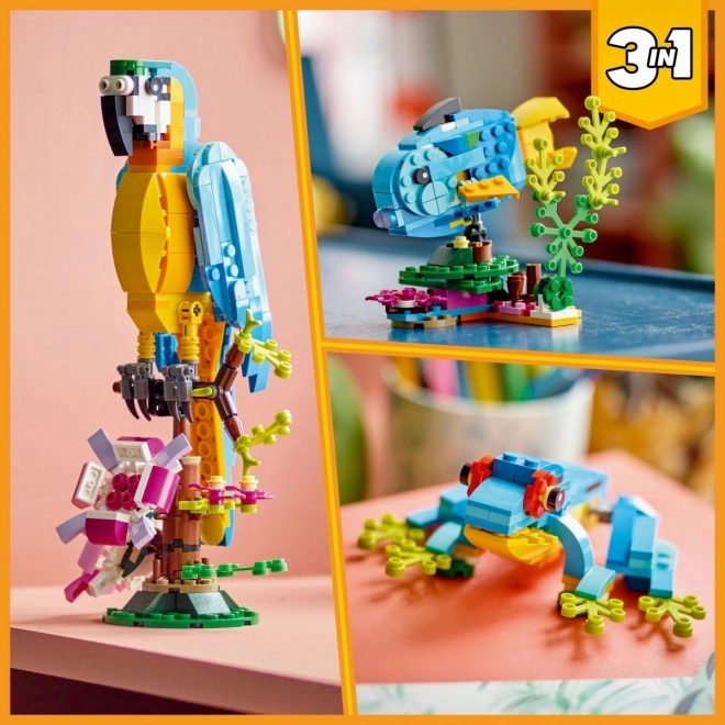 LEGO Creator 3v1 31136 Eksotisk papegøje