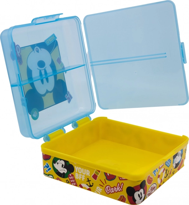 STOR Firkanter Multi Box til frokost Mickey Mouse