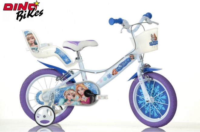 Børnecykel 14 tommer SNOW QUEEN 2022