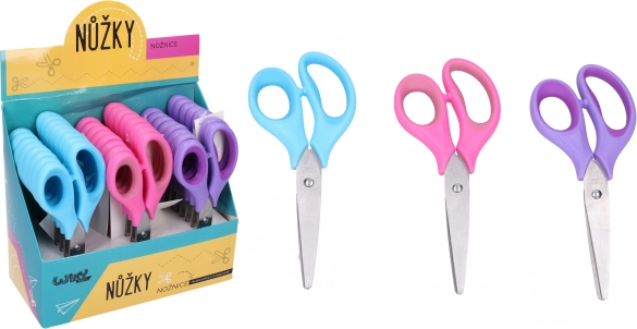 Farvede sakse 16 cm