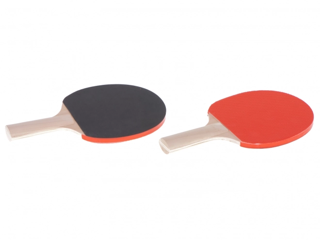 Sæt til bordtennis - net og bats med bolde