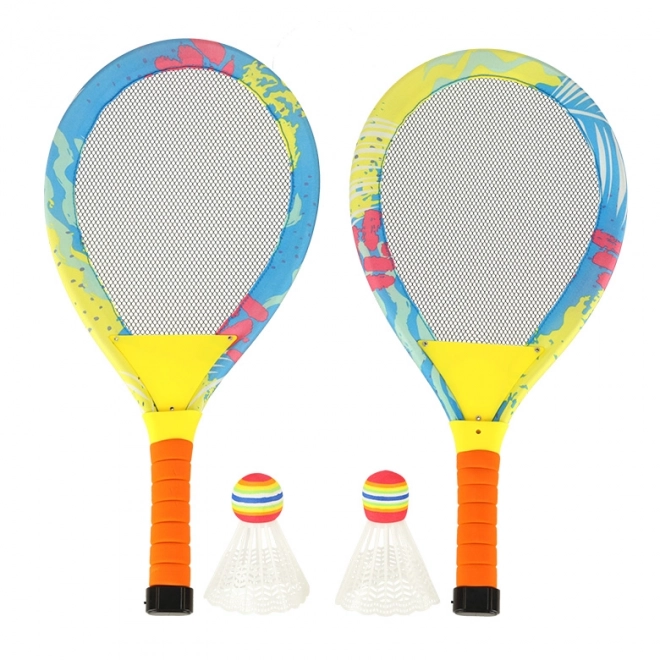 Lysende badmintonsæt