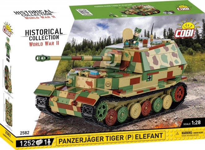 Byggesæt COBI Panzerjäger Tiger (P) Elefant – historisk kollektion 1:28