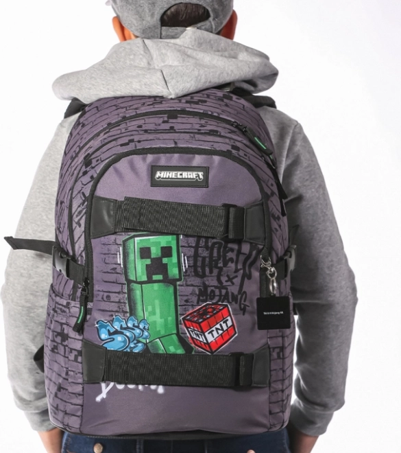 skole rygsæk Baagl Skate Minecraft TNT