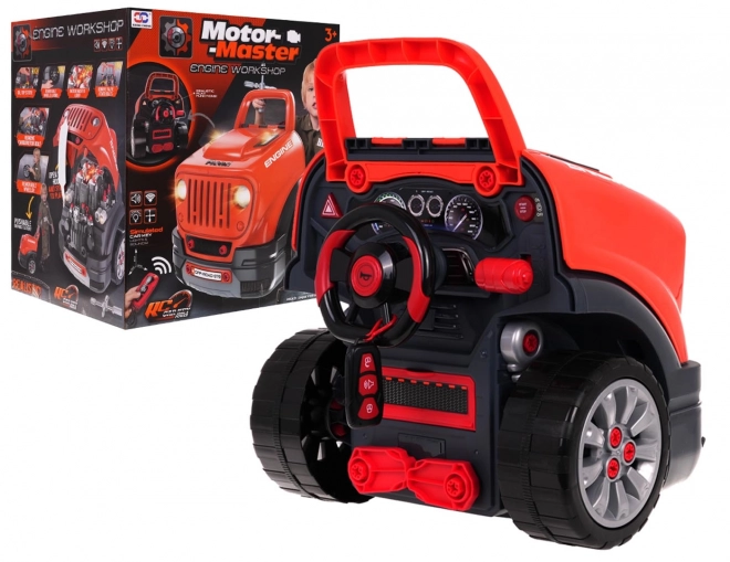Gør-det-selv Motor Master - sæt for den lille mekaniker orange