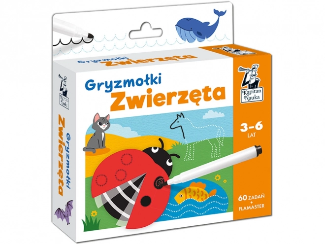 Tegnekort Dyr 3-6 år KS0686