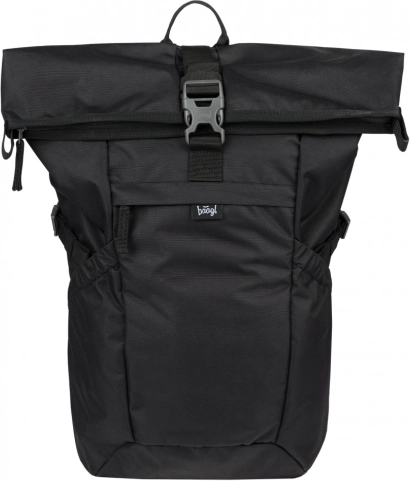 baagl roll-top rygsæk black grs