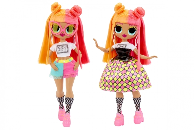 L.O.L. Surprise! OMG Storsøster, 2 outfits – Neonlicious