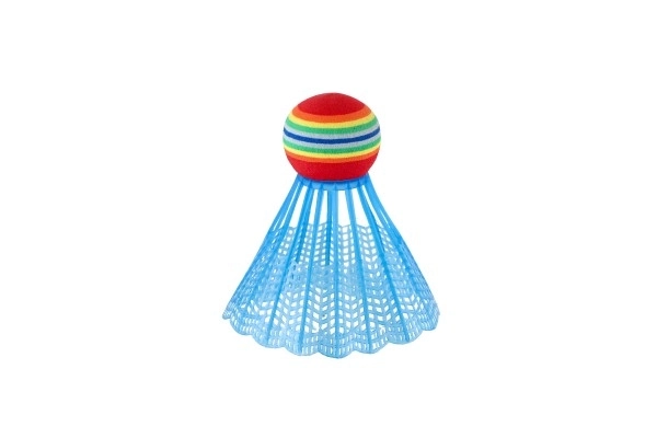 Farverige badmintonbolde