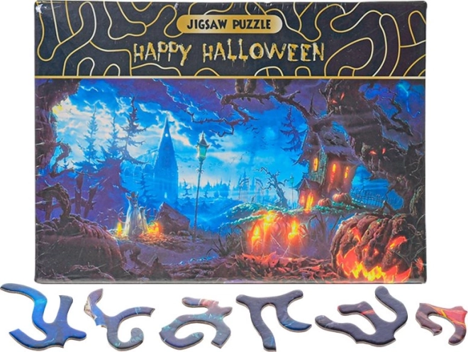 Puslespil Happy Halloween Græskarhave 468 brikker