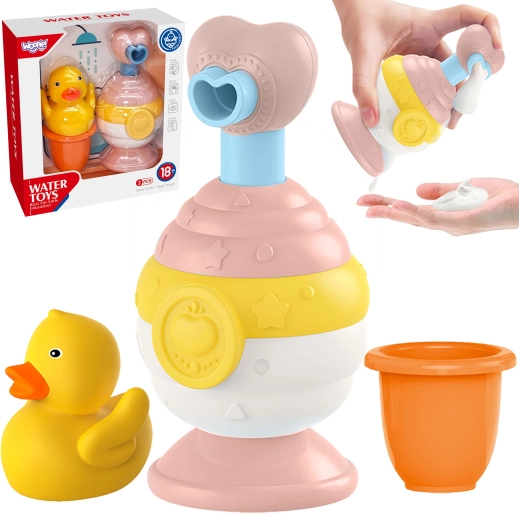 Woopie Badelegetøj Sæt: Kop, And og Sæbedispenser