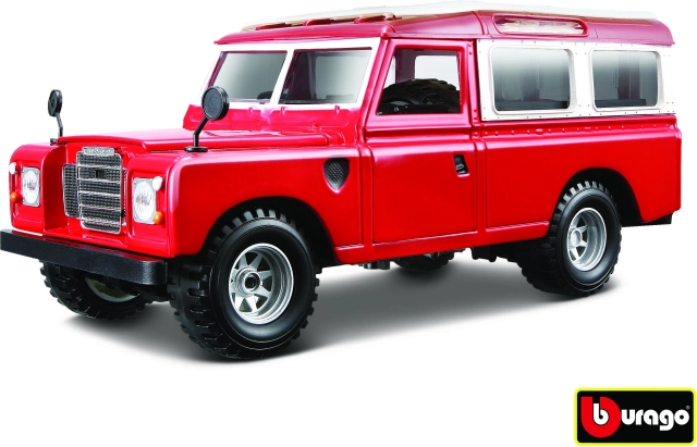 Land Rover Rød Bburago 1:24