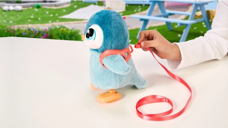 Går, vugger og vifter med vingerne