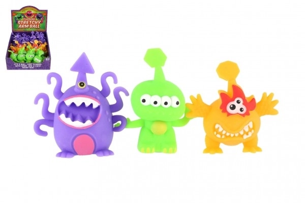 Rumvæsen/Monster anti-stress klemmegulv 8-9cm 3 farver