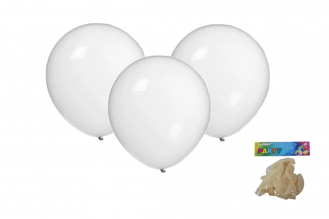 Gennemsigtige oppustelige balloner 30 cm - 10 stykker