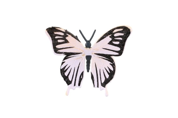 Sommerfugle 12 stk plastik 7-8cm i pose