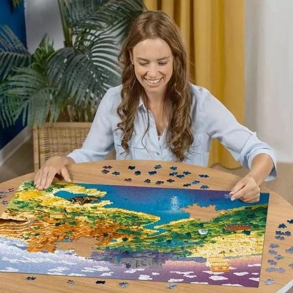 Puslespil 1500 brikker Minecraft Verden