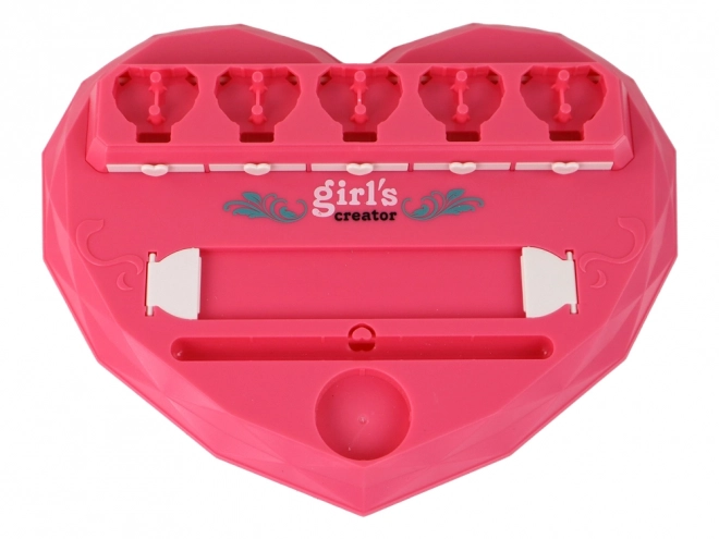 Sæt til fremstilling af armbånd Diamonds Patchwork Heart